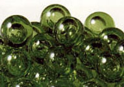 画像1: 【カートン】バブルマーブル、グリーン 直径17ｍｍ 4,000個入