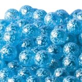 【カートン】水玉マーブル、ブルー 直径17ｍｍ 4,000個入