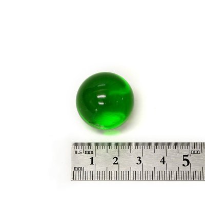 画像2: 【カートン】カラーマーブル、グリーン 直径25ｍｍ 1,250個入