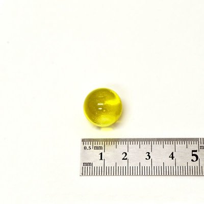 画像3: 【カートン】カラーマーブル、イエロー 直径17ｍｍ 5,000個入（200×25入）