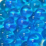 【カートン】カラーマーブル、ブルー 直径17ｍｍ 5,000個入（200×25入）