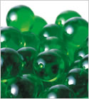 画像1: 【カートン】ニューカラーマーブル、グリーン 直径15ｍｍ 5,000個入（250×20入） (1)