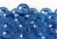 画像1: バブルマーブル、ブルー 直径17ｍｍ 260個入 (1)